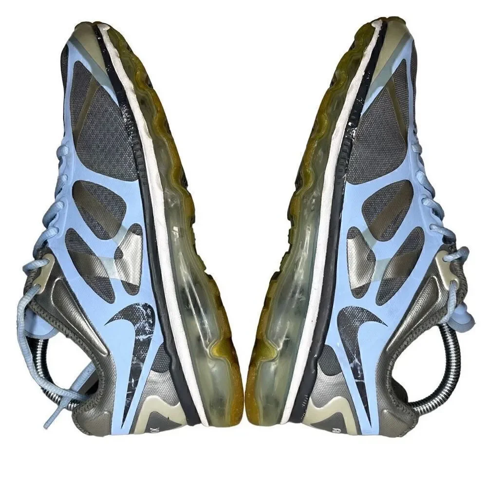 Nike Womens Air Max Plus 2012 487679-002 Gray Running Shoes Sneakers Size 9